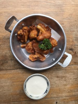 Cauliflower wings at Broccoli Revolution - Sukhumvit Rd in Bangkok