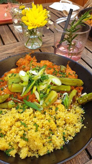 Naates Maafe (African peanut stew) at Knut's in Witten