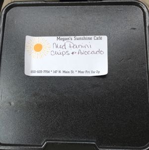 cute box  at Megan's Sunshine Cafe - Food Truck in Crestview