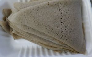 Injera at Le Nil Bleu in Montreal