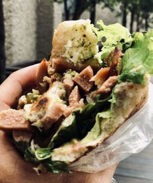 Salchicha  at Gatorta - Food Stand in Mexico City