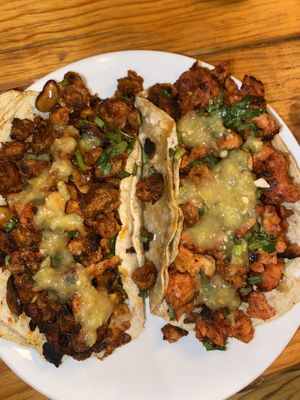 Soyita pibil and chorizo at Gatorta - Food Stand in Mexico City
