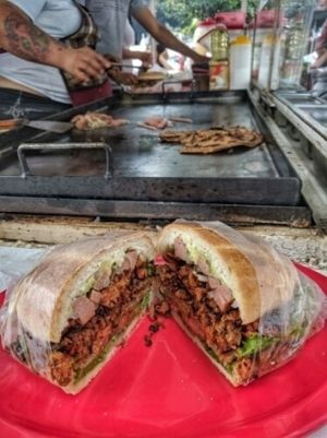 Torta Cubana at Gatorta - Food Stand in Mexico City