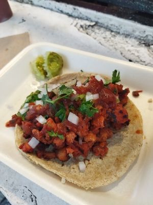 Taco de soyita pibil at Gatorta - Food Stand in Mexico City