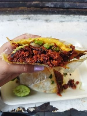 Gringa de pastor   at Gatorta - Food Stand in Mexico City