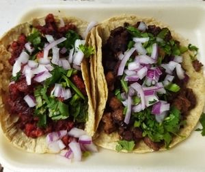 Pastor y suadero at Gatorta - Food Stand in Mexico City