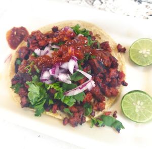 Taco de pastor at Gatorta - Food Stand in Mexico City