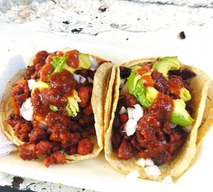Soyita pibil y pastor at Gatorta - Food Stand in Mexico City
