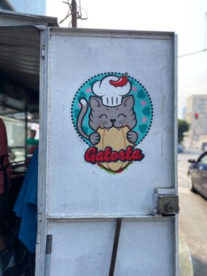 Most adorable logo ever  at Gatorta - Food Stand in Mexico City