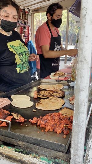 The grill  at Gatorta - Food Stand in Mexico City
