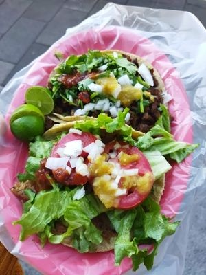 Suadero y milanesa at Gatorta - Food Stand in Mexico City