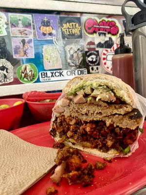 El Cubano, not for the feint of heart  at Gatorta - Food Stand in Mexico City