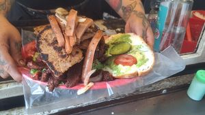 Torta cubana veggie 🌱 at Gatorta - Food Stand in Mexico City