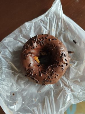 Chocolate donut at Gatorta - Food Stand in Mexico City