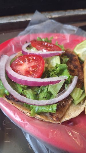Taco de milanesa 😜 at Gatorta - Food Stand in Mexico City