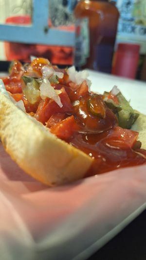 🌭🌭🌭😋🌱 at Gatorta - Food Stand in Mexico City