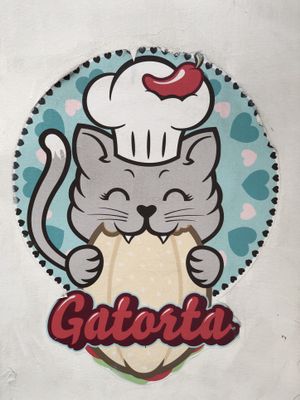 The CUTEST logo at Gatorta - Food Stand in Mexico City