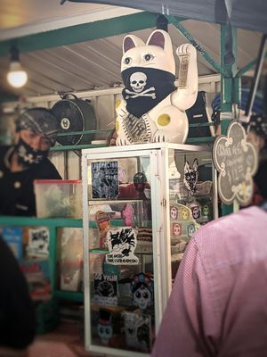 Mascot. at Gatorta - Food Stand in Mexico City