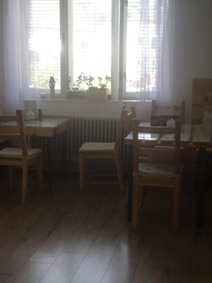 Seating area  at Sweet Secret of Raw in Povazska Bystrica