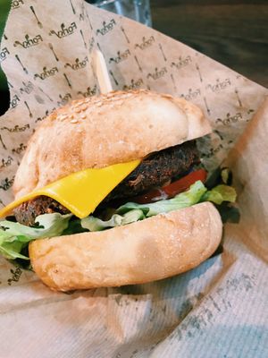 Gluten-free burger at Forky's - Jakubské Nam. in Brno