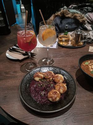 Stuffed potato dumplings at Forky's - Jakubské Nam. in Brno