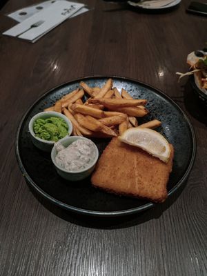 NoFish and chips at Forky's - Jakubské Nam. in Brno