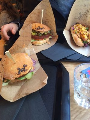 All the lovely vegan junkfood at Forky's - Jakubské Nam. in Brno