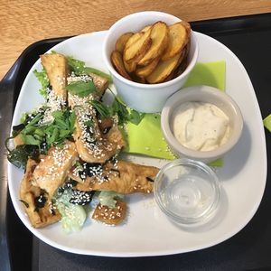 noFish n chips at Forky's - Jakubské Nam. in Brno