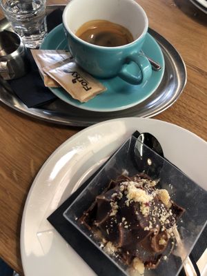 Delicious coffee & sweets at Forky's - Jakubské Nam. in Brno