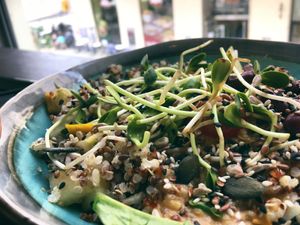 Quinoa bowl at Forky's - Jakubské Nam. in Brno