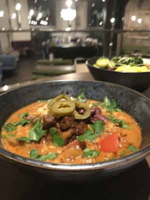 Jambalaya soup at Forky's - Jakubské Nam. in Brno