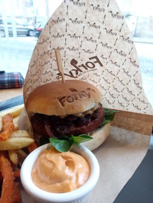 French Burger at Forky's - Jakubské Nam. in Brno