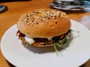Bagel at Forky's - Jakubské Nam. in Brno