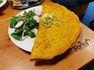 Chickpeas Omelett at Forky's - Jakubské Nam. in Brno