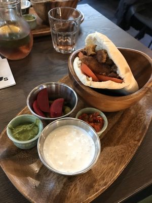 Shawarma. Love it at Forky's - Jakubské Nam. in Brno