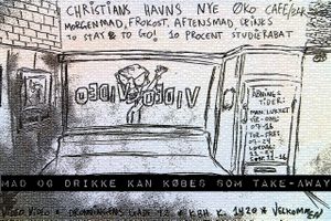 Opening hours, 10% discount for students and the information about TAKE-AWAY :) at Video Video in Copenhagen