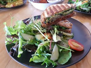 The roastie toastie at The Alkaline Cafe in Albany