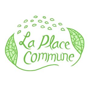 Logo at La Place Commune in Montreal