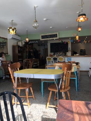 Inside at La Place Commune in Montreal