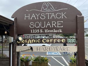 Organic coffee… woot!  at Sleepy Monk Coffee Roasters in Cannon Beach