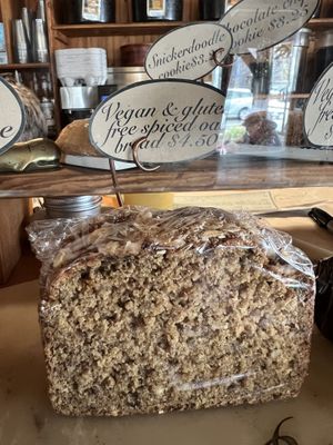 They have vegan and gluten-free bakery  at Sleepy Monk Coffee Roasters in Cannon Beach