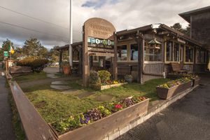 Located in Midtown Cannon Beach on S. Hemlock St. at Sleepy Monk Coffee Roasters in Cannon Beach