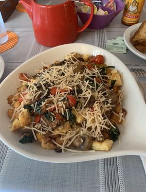 Garden skillet at New Leaf Cafe in Tampa