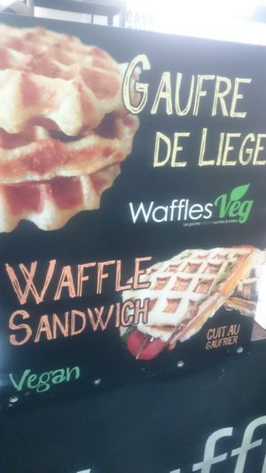 VeggieWorld Brussels 2018 at WafflesVeg in Paris