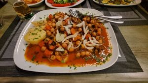 Chickpeas at Kellari in Crete