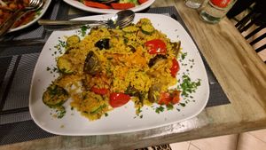Fried rice at Kellari in Crete