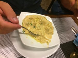 Hummus at Kellari in Crete