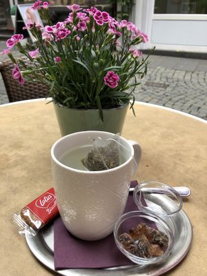lovely tea at Pfefferminzje in Koblenz