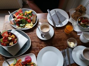 #vegan frühstücken at Pfefferminzje in Koblenz