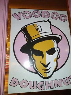 Sign at Voodoo Doughnuts - E 6th St in Austin